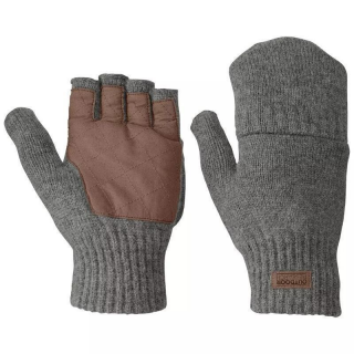 Outdoor Research OR Mens Lost Coast Fingerless Mitts pewter S