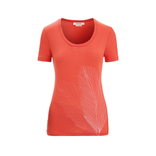 Icebreaker Women Tech Lite II SS Scoop Tee Plume