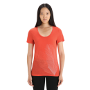 Icebreaker Women Tech Lite II SS Scoop Tee Plume