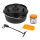 Petromax Feuertopf Starterset ft4.5-t (Dutch Oven ohne Standf&uuml;&szlig;e) inkl. Deckelheber + Schaber + Pflegepaste