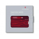 Victorinox Swiss Card Classic, rot transparent