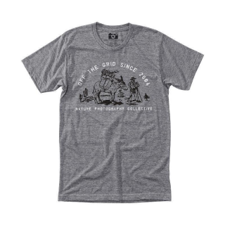 HIPPYTREE T-Shirt BURRO 740 heather slate M