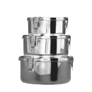 BasicNature Edelstahl Food Container--0,5 L-