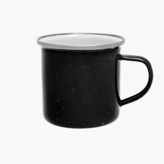 Origin Outdoors Origin Outdoors Emaille Tasse schwarz 360 ml