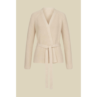 Strickjacke in Wrapoptik GOTS