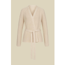 Strickjacke in Wrapoptik GOTS