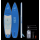 Indiana 120 Family Pack BLUE with 3-piece 30%-Carbon-Fiberglasss-Composite Paddle