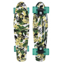 Schildkr&ouml;t Retro Skateboard Free Spirit Camouflage